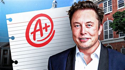 did elon musk do well in school